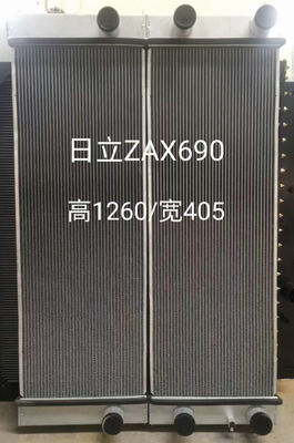 Hitachi ZAX690 ZAX650-3 ZAX670-3 এক্সকাভেটর রেডিয়েটর 4654973 4654972