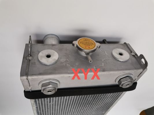Komatsu PC200-8 এক্সকাভেটর রেডিয়েটর | অ্যালুমিনিয়াম কোর কুলিং সিস্টেম সমাবেশ | 4-সারি টিউব রেডিয়েটার
