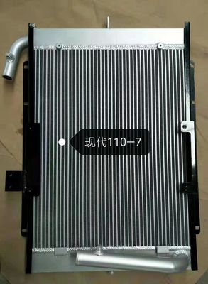 R110-7 এক্সকাভেটর হাইড্রোলিক তেল হুন্ডাই রেডিয়েটর সমাবেশ