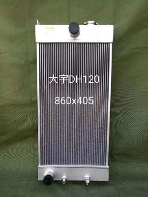 Doosan DH120 এক্সক্যাভেটর রেডিয়েটর সমাবেশ | প্রতিস্থাপন কুলিং অংশ | 4-সারি ঘন অ্যালুমিনিয়াম কোর